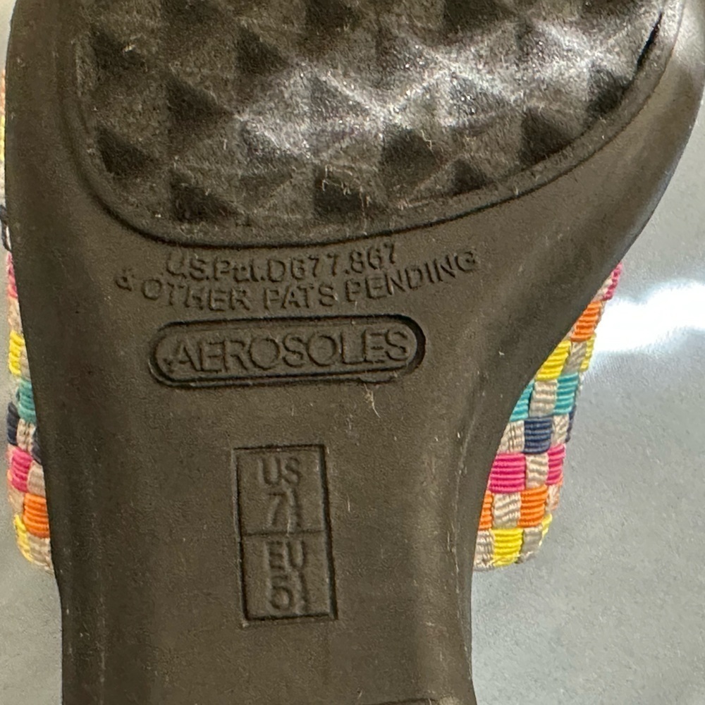 Aerosoles Women's Multicolor Slide Sandals - Picture 7 of 7